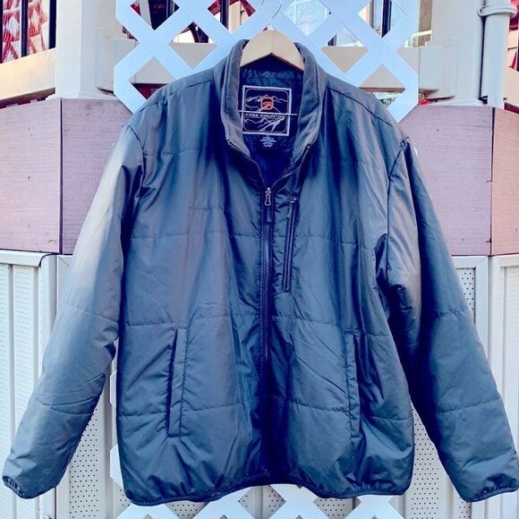 FREE COUNTRY GRAY PUFFER JACKET SIZE 4X - Picture 1 of 6